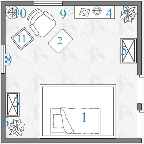 Online Designer Nursery Floorplan