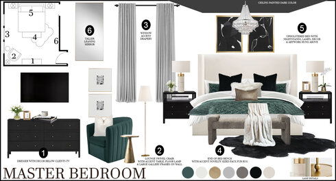 Beautiful Glam Master Bedroom Remodel Rachel H. Moodboard 2 thumb