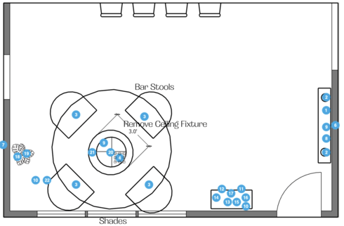 Online Designer Bedroom Floorplan