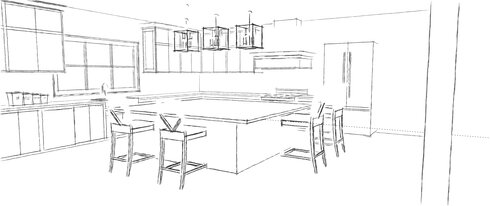 Online Designer Kitchen Floorplan