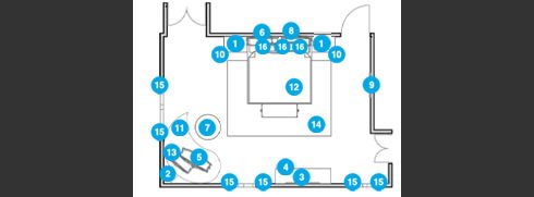 Online Designer Bedroom Floorplan