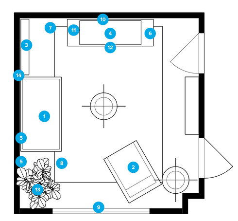 Online Designer Nursery Floorplan