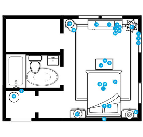 Online Designer Hallway/Entry Floorplan