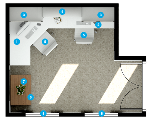 Online Designer Home/Small Office Floorplan