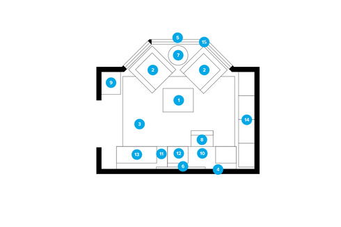 网络设计师Home /小办公室平面布置图