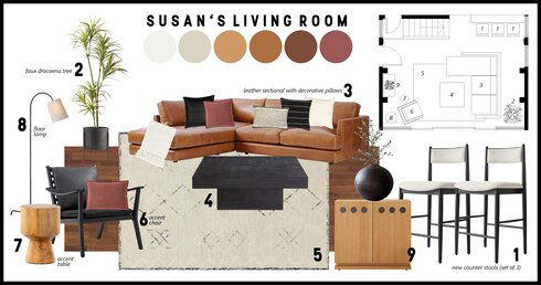 Scandinavian Mid-Century Living Room Renewal Shofy D. Moodboard 2 thumb