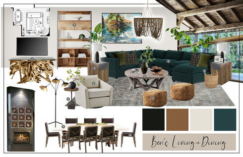 Modern Moody Interior Design Casey H. Moodboard 2 thumb