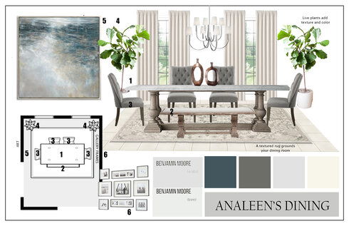 Transitional Breakfast Room Interior Design Casey H. Moodboard 1 thumb