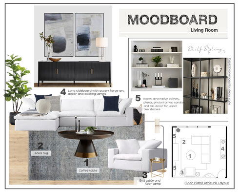 Contemporary Great Room Interior Design Marine H. Moodboard 2 thumb