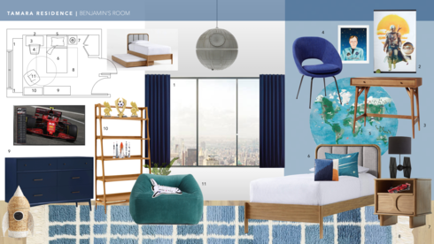 Modern Work Functional Bedrooms Design Renata B. Moodboard 1 thumb