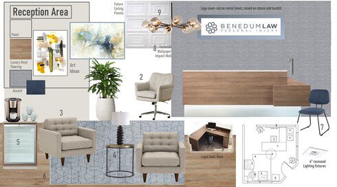 Coastal Reception Room Interior Design Wanda P. Moodboard 1 thumb