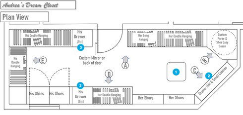 Online Designer Bedroom Floorplan