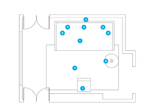 Online Designer Bedroom Floorplan