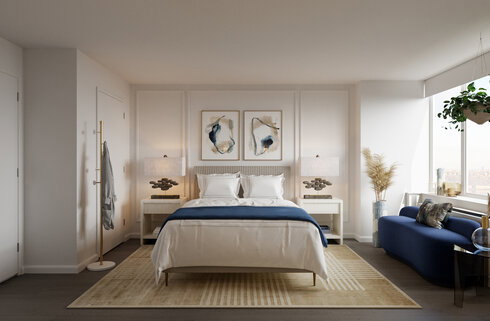 Classy & Tranquil Bedroom Interior Design | Decorilla