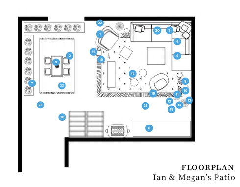 Online Designer Patio Floorplan