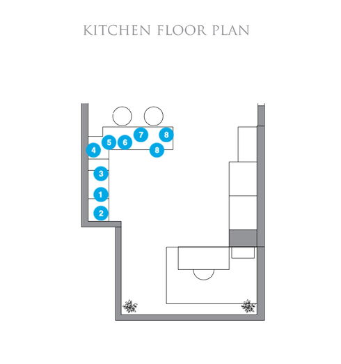 Online Designer Kitchen Floorplan