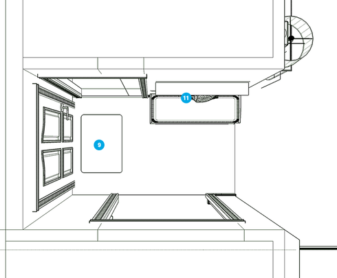 Online Designer Bathroom Floorplan