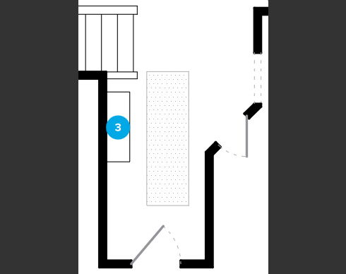 Online Designer Hallway/Entry Floorplan