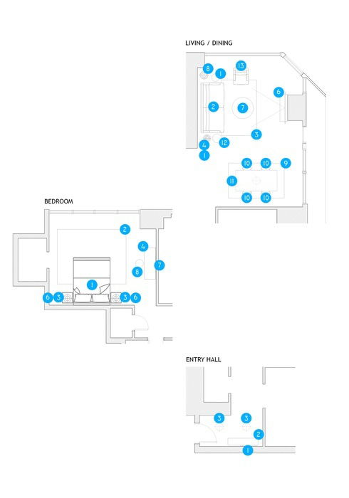 Online Designer Combined Living/Dining Floorplan