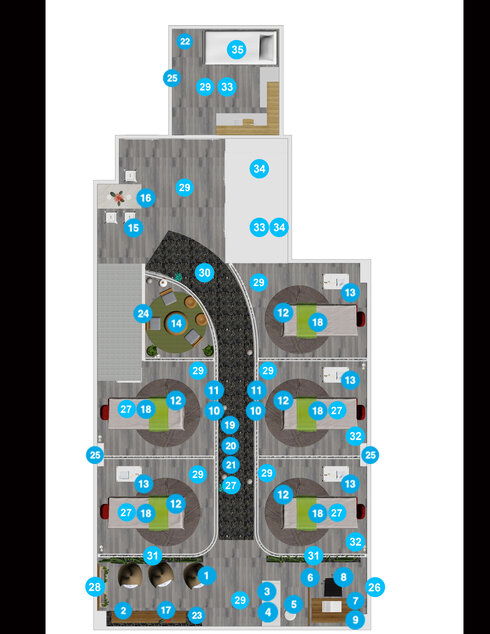 Online Designer Business/Office Floorplan