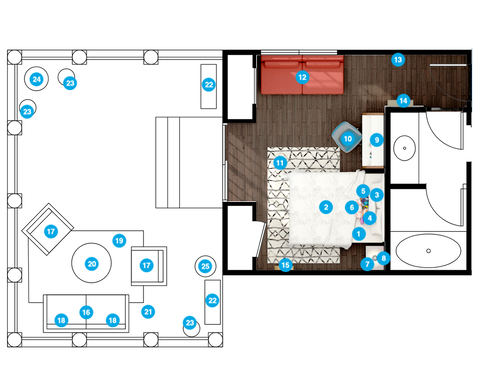 Online Designer Kids Room Floorplan