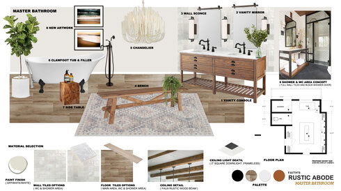 Rustic Home Design With Brick Walls Ibrahim H. Moodboard 2 thumb