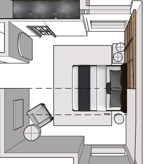 Online Designer Bedroom Floorplan