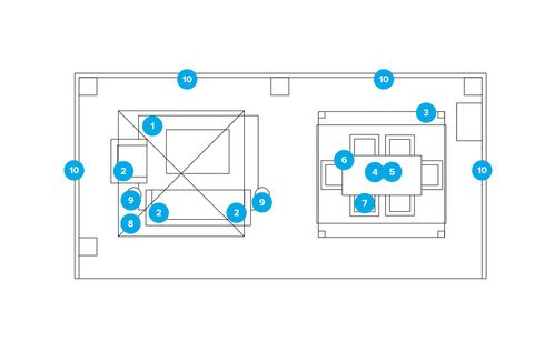 Online Designer Patio Floorplan