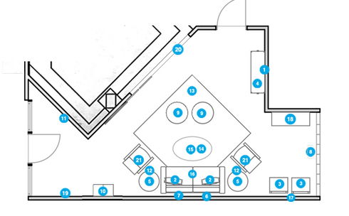 Online Designer Business/Office Floorplan