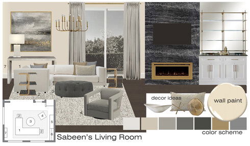 Classy Contemporary Dining Room Selma A. Moodboard 1 thumb