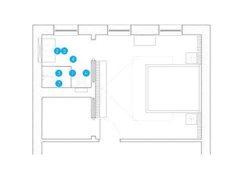 Online Designer Bathroom Floorplan