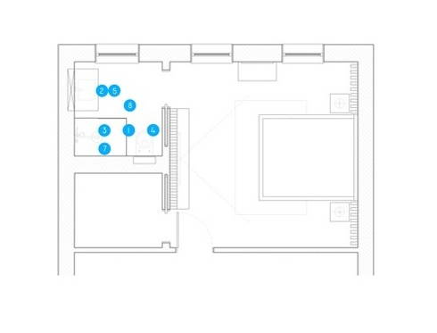 Online Designer Bathroom Floorplan