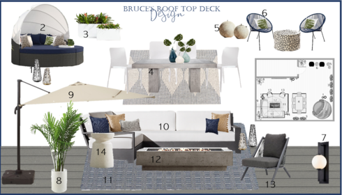 Relaxing Roof Top Patio with Fire Pit Berkeley H. Moodboard 2 thumb