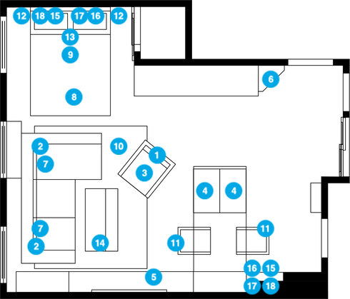 Online Designer Studio Floorplan