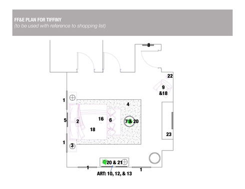 Online Designer Bedroom Floorplan