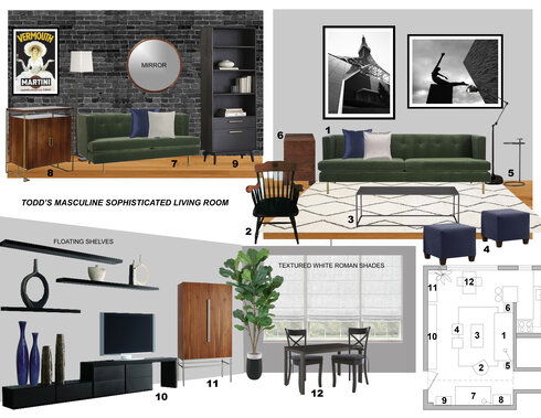 Modern Bachelors Pad Laura A. Moodboard 2 thumb