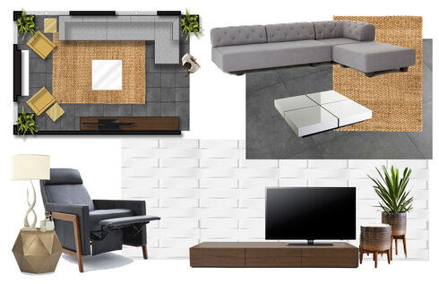 Sleek, Minimal Family Room Aldrin C. Moodboard 2 thumb