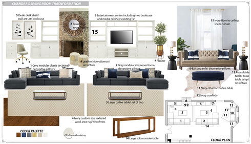 Transitional Living Room with Stone Fireplace Franzi K. Moodboard 2 thumb