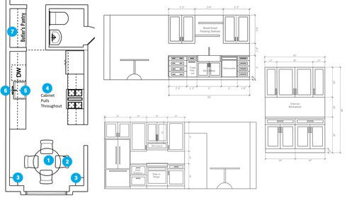 Online Designer Kitchen Floorplan