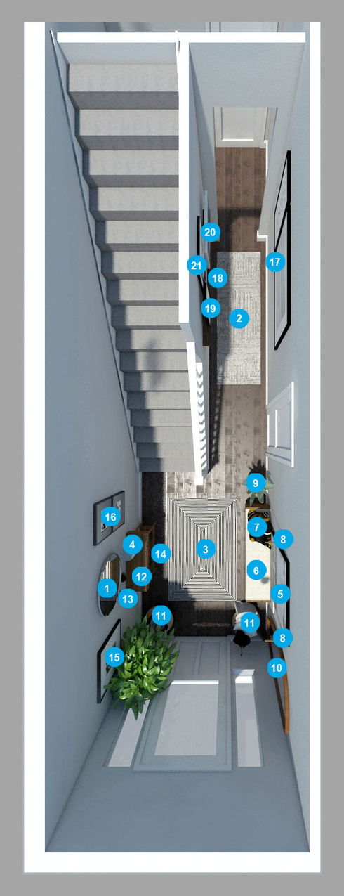 Online Designer Hallway/Entry Floorplan