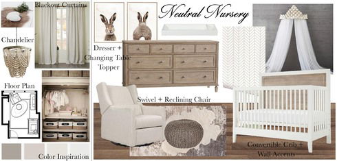 Soft Neutral Nursery Design Tera S. Moodboard 2 thumb