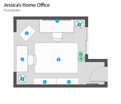 Online Designer Home/Small Office Floorplan