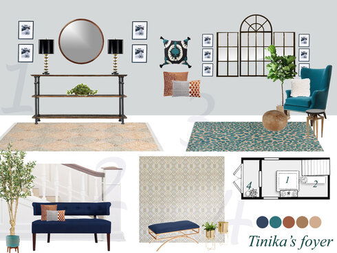 Elegant and Contemporary Entryway Amisha D. Moodboard 1 thumb