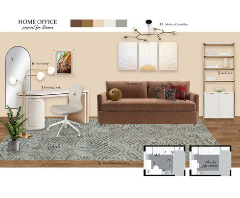 Pet Friendly Home Office Design Christina N. Moodboard 2 thumb