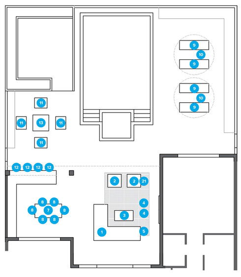 Online Designer Patio Floorplan