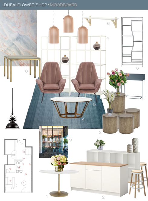 Beautiful flower shop transformation Jessica S. Moodboard 2 thumb