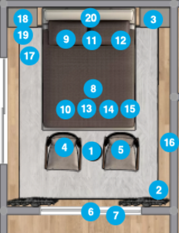 Online Designer Bedroom Floorplan