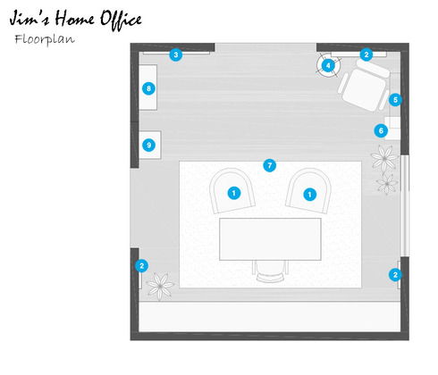 Online Designer Home/Small Office Floorplan