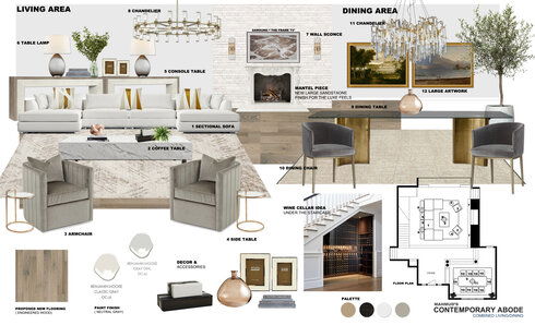 Contemporary Sleek Abode Renovation Ibrahim H. Moodboard 2 thumb