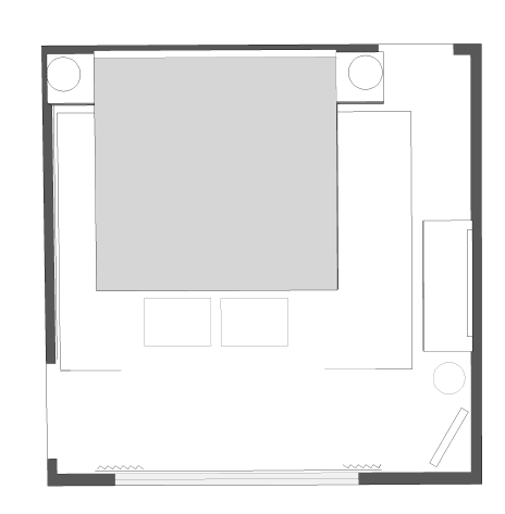 Online Designer Bedroom Floorplan